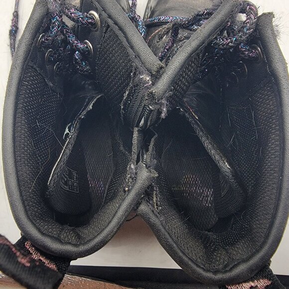 Dr Martens Doc Martens Kids Size 1 Black Sparkle Ray Boots Casual School Comfort - Picture 6 of 12